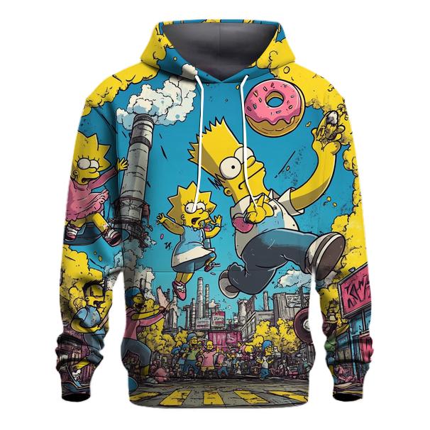 Springfield Sunset Riot pullover hoodies