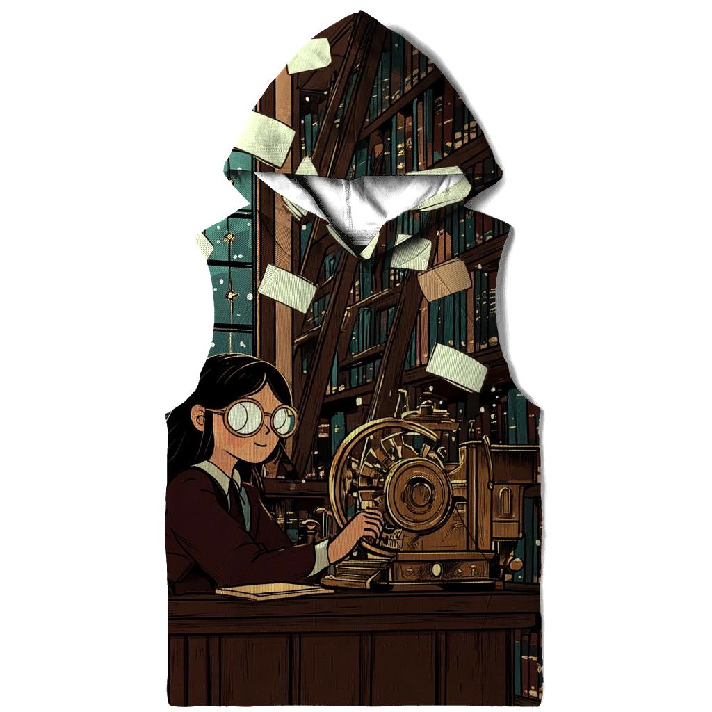 Haunted Library Story Engine heavyweight hoodies