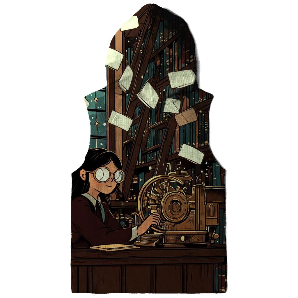 Haunted Library Story Engine heavyweight hoodies