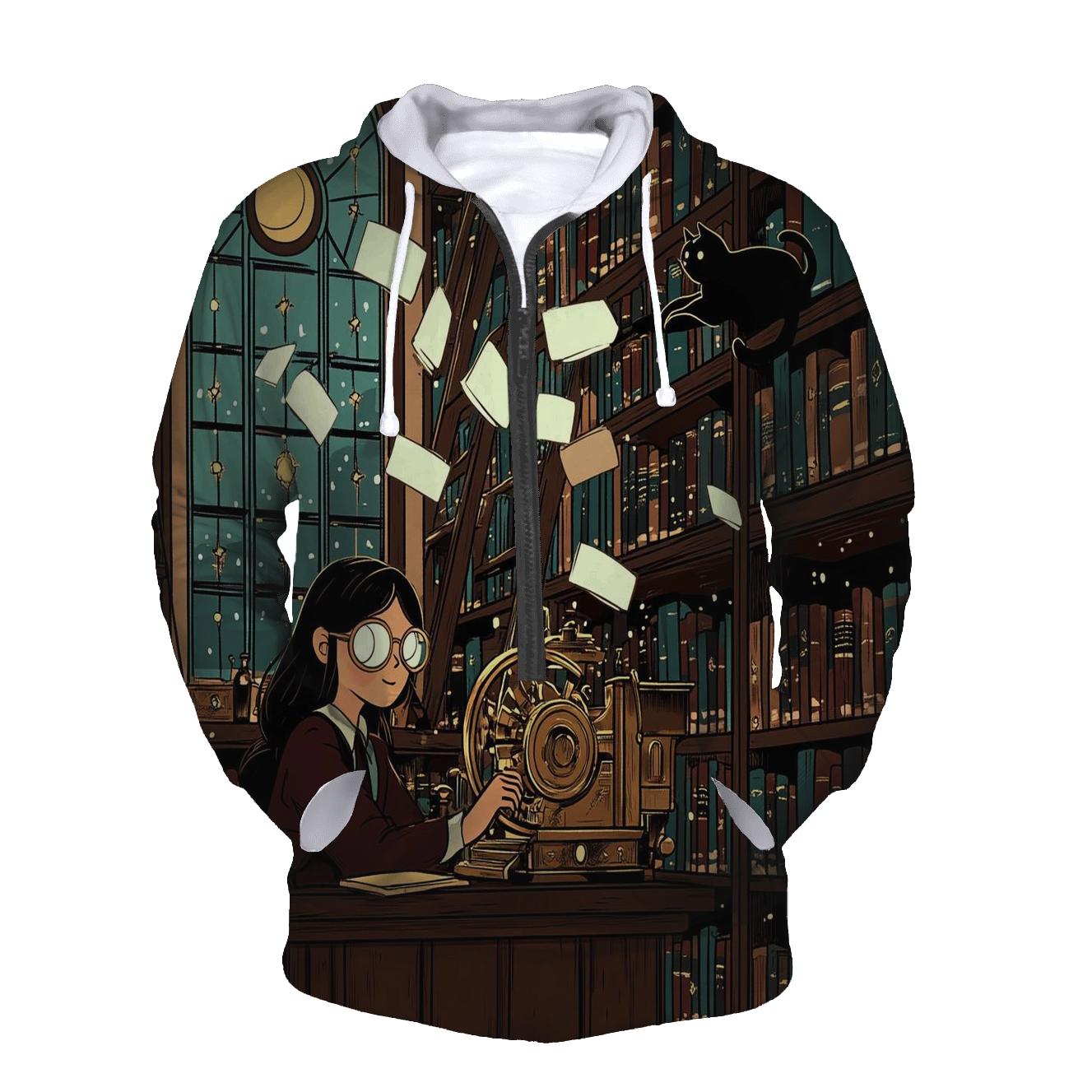Haunted Library Story Engine hoodie trends