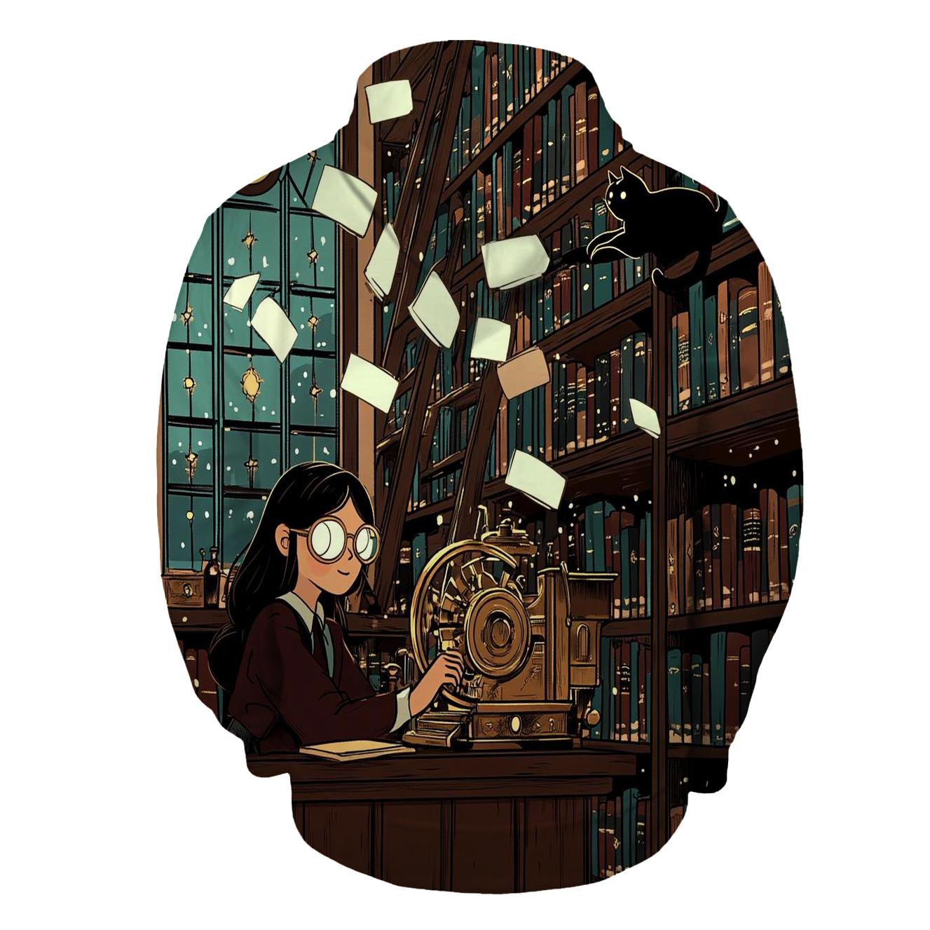 Haunted Library Story Engine hoodie trends