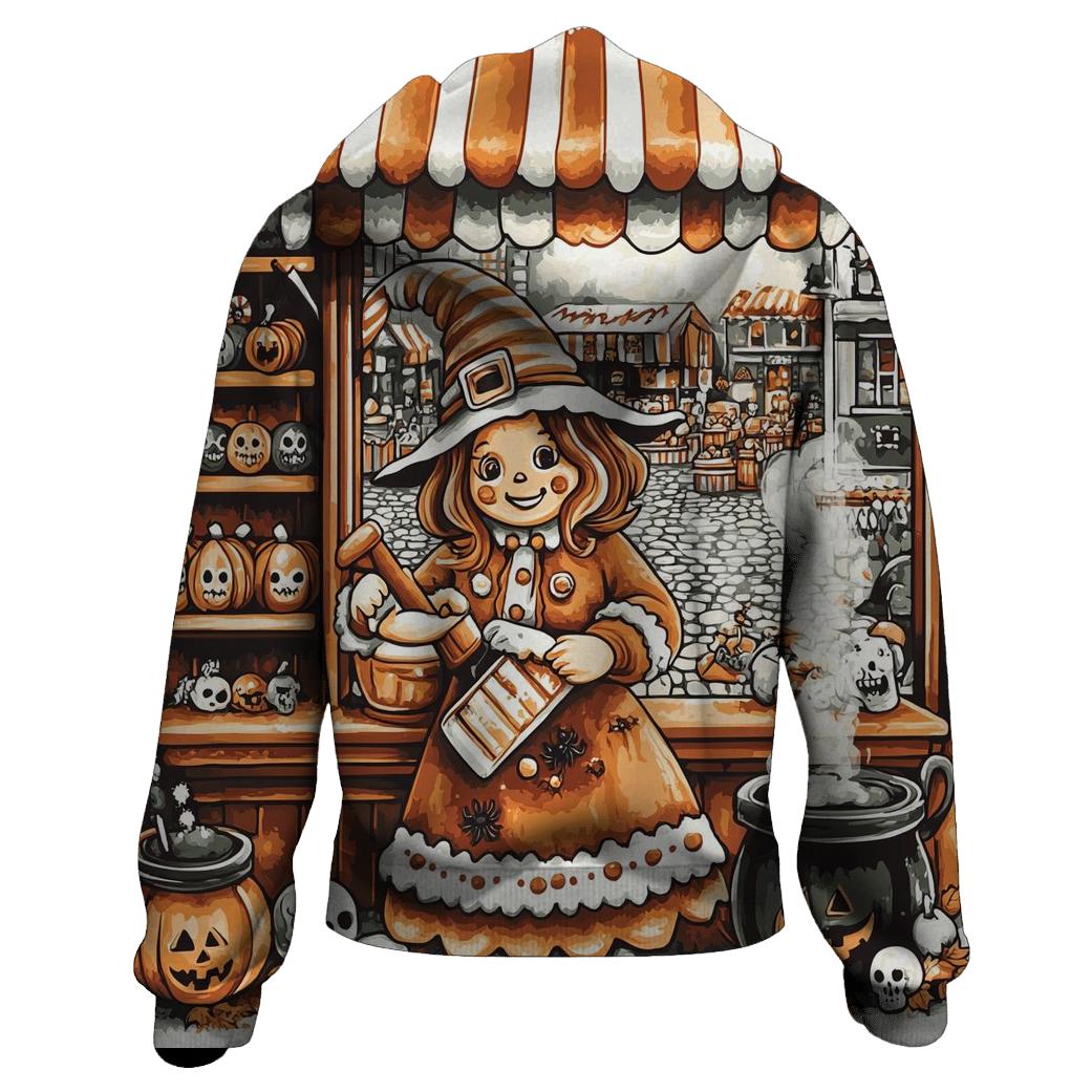 Gingerbread Witch Bakery pullover hoodies