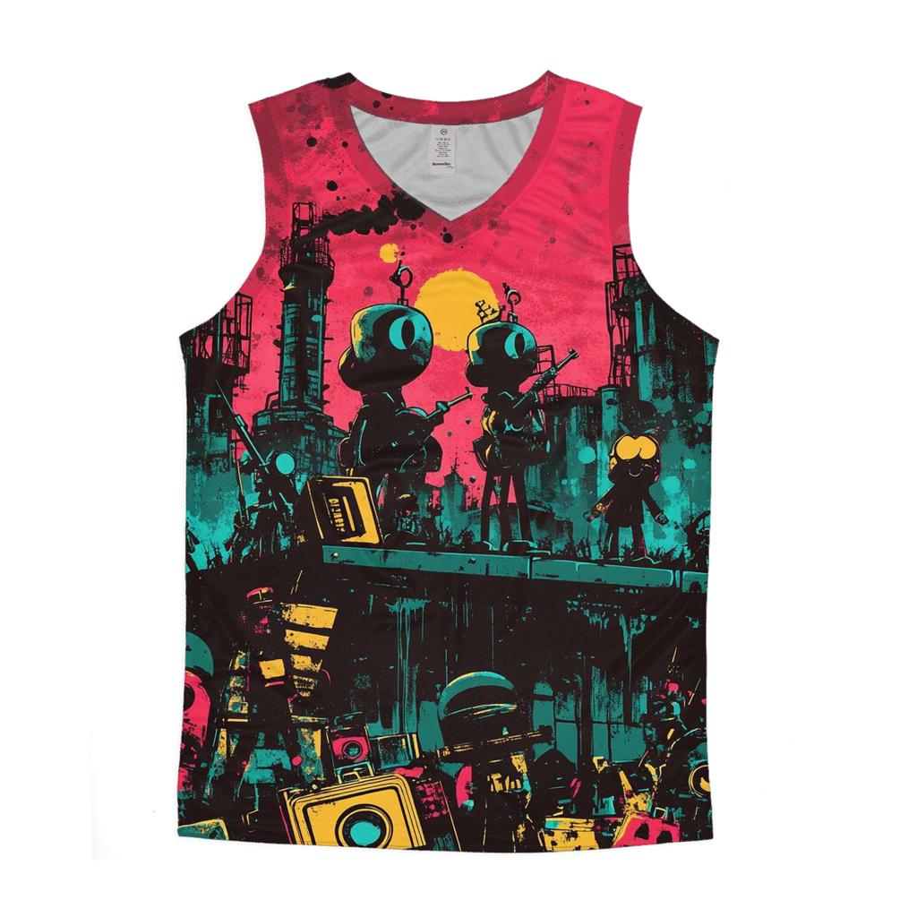Punk Toybox Riot cotton sleeveless tops