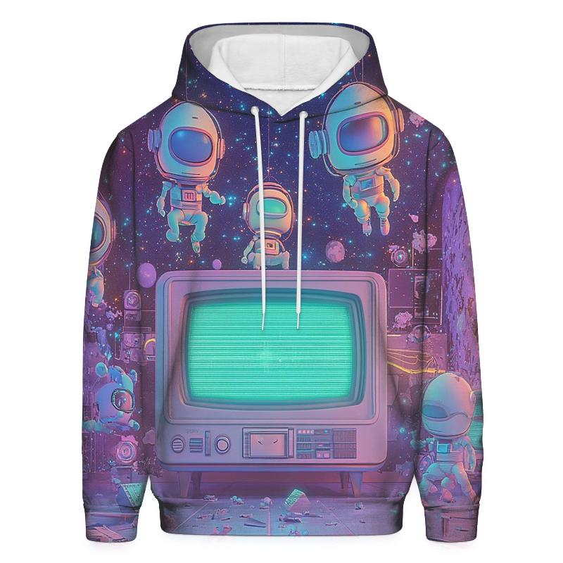 Galactic Saturday Cartoons designer hoodies