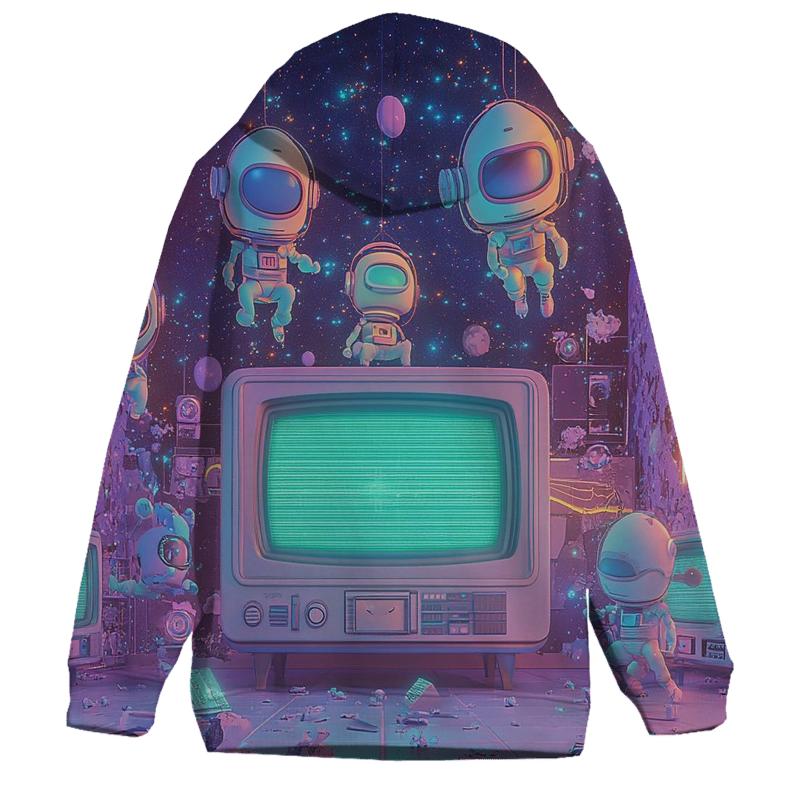 Galactic Saturday Cartoons designer hoodies