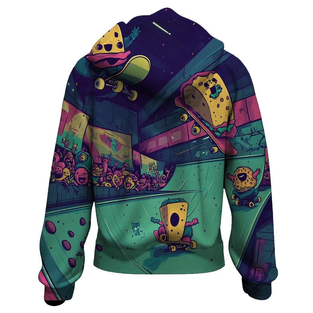 Skatepark Snack Squad designer hoodies