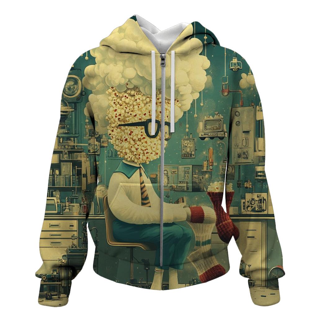 Professor Popcorn And The Time Socks pullover hoodies
