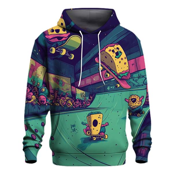 Skatepark Snack Squad designer hoodies