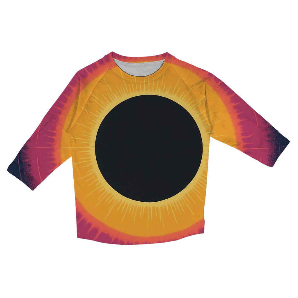 Solar Corona Halo casual three quarter sleeve shirts