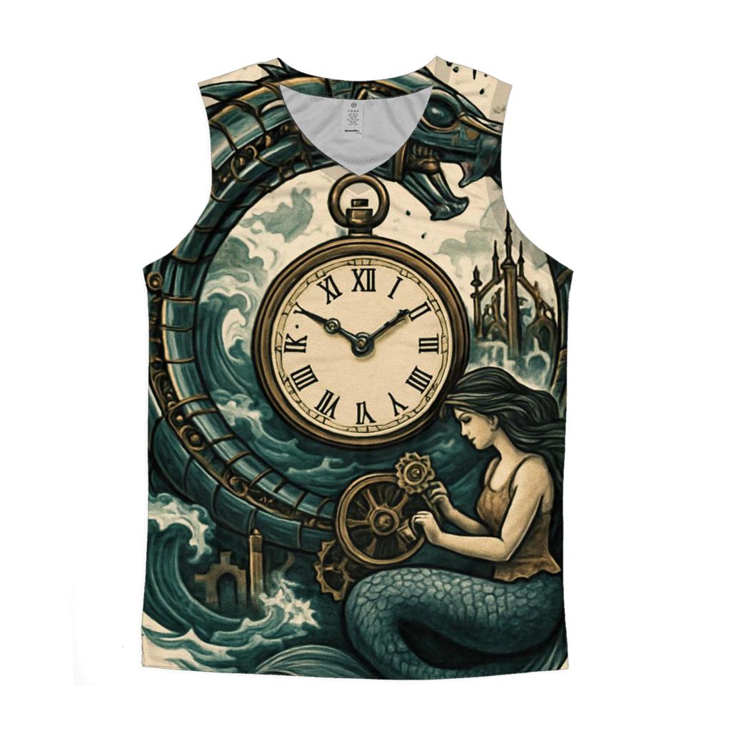 Clockwork Ouroboros Siren casual summer tank tops