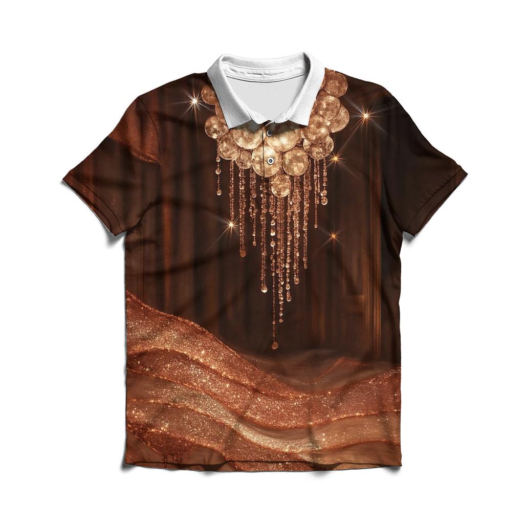 Gilded Stardust Chandelier classic pique polos