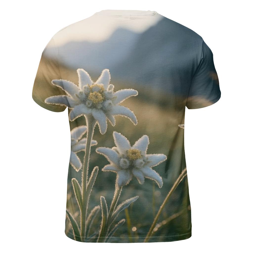 Dawn Harvest Of Alpine Edelweiss custom all-over print shirts