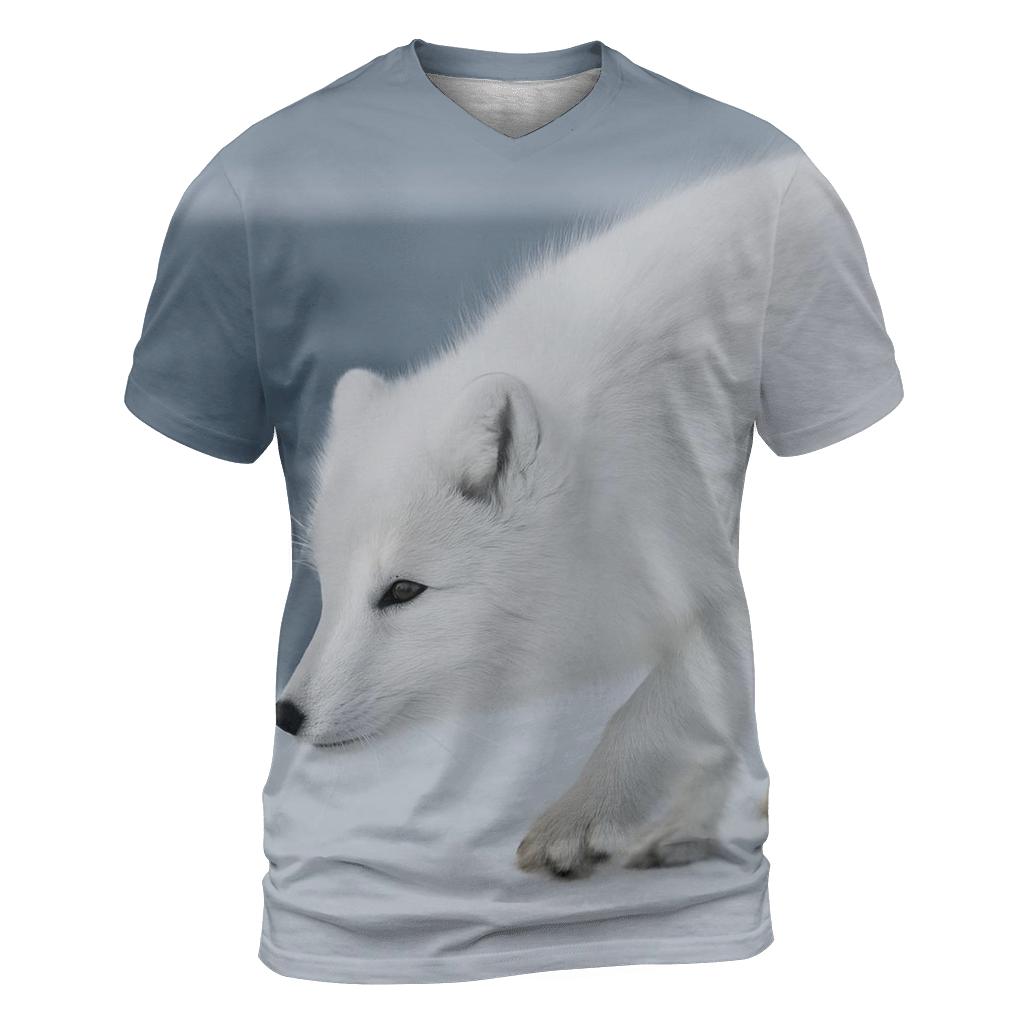 Glacial Drift — Arctic Fox artistic all-over print tops