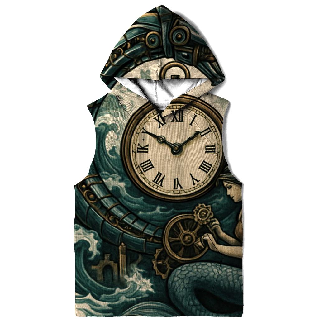 Clockwork Ouroboros Siren graphic hoodies