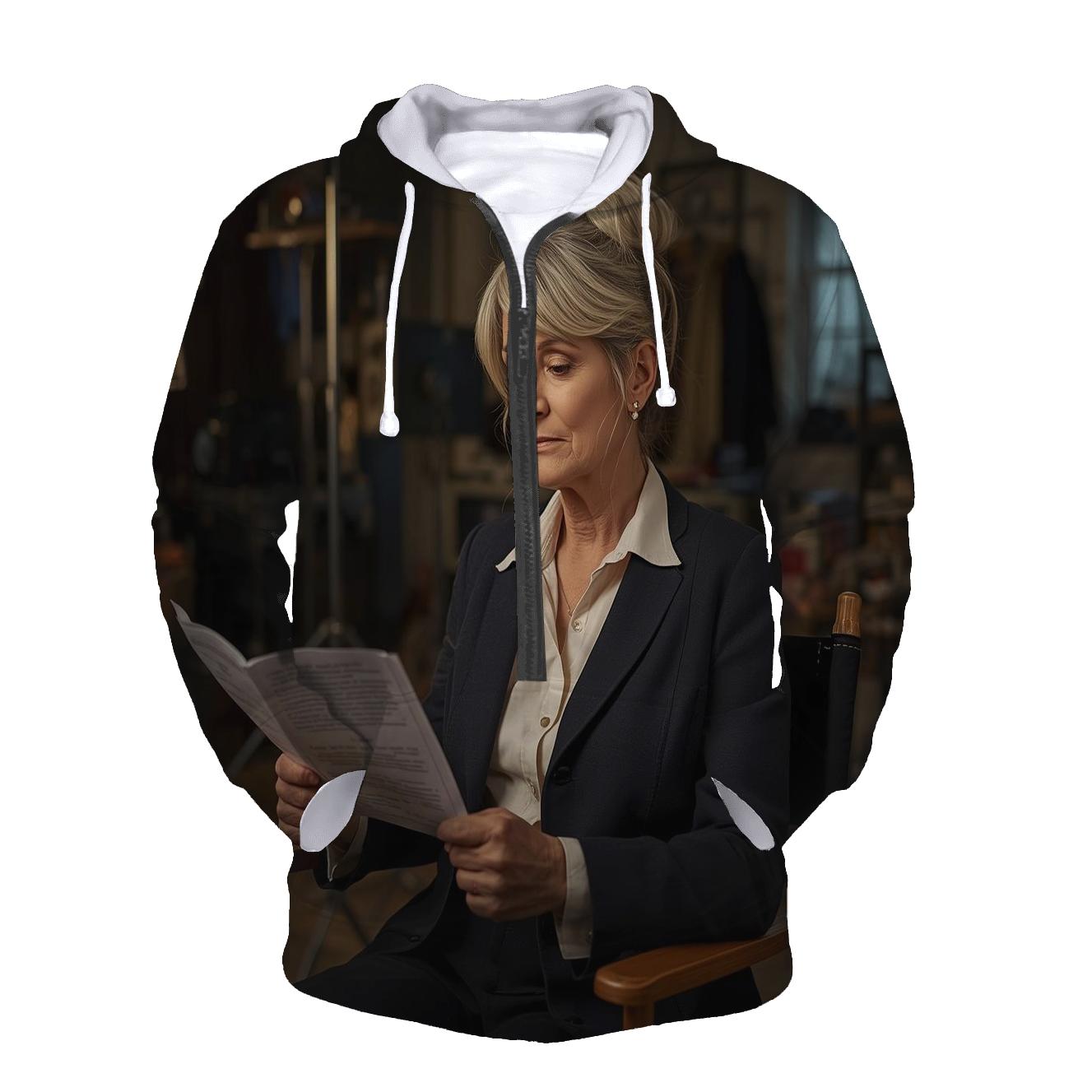 Polly Holliday On Set Study hoodie styles