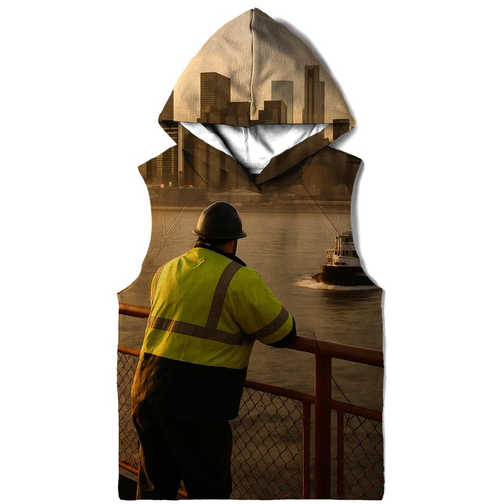 Harbor Hourglass View Of Manhattan pullover hoodies