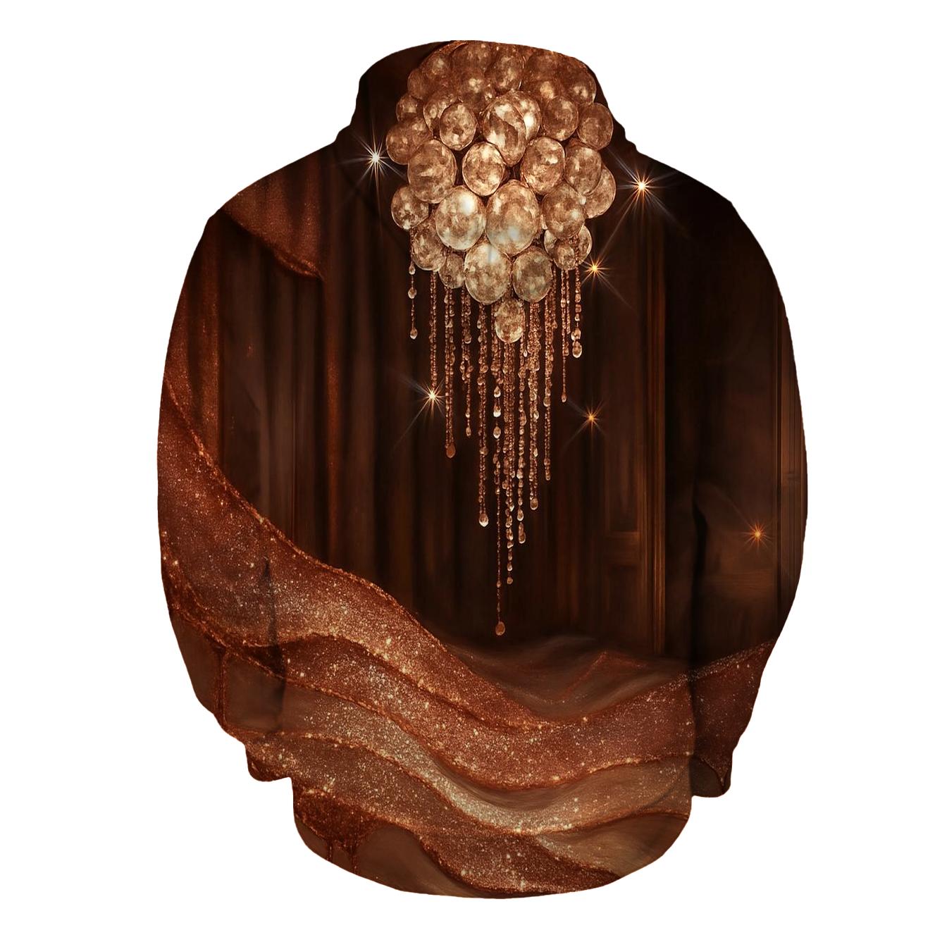 Gilded Stardust Chandelier custom hoodies