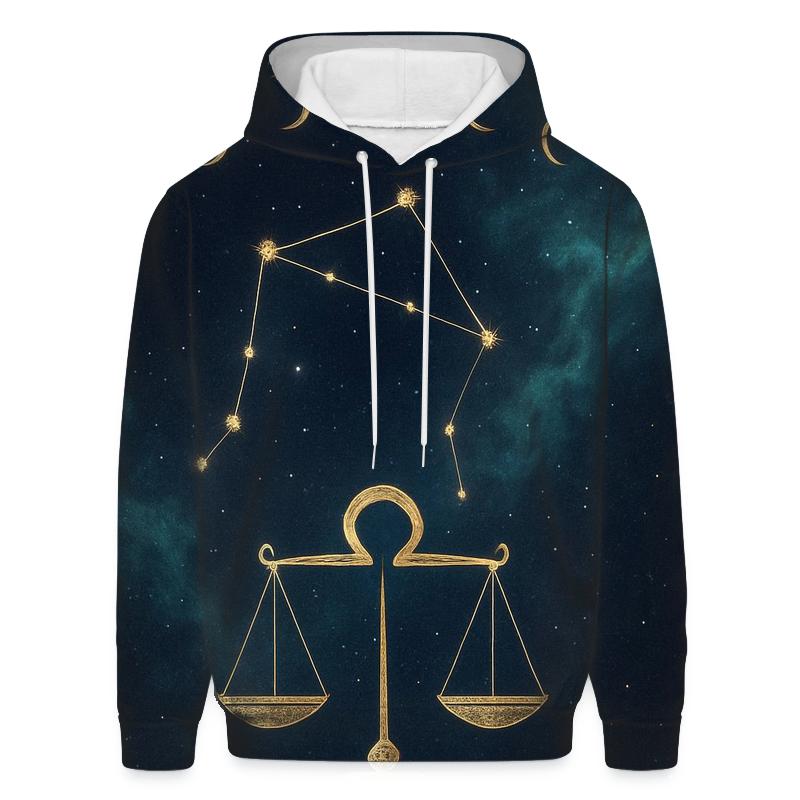Heavenly Libra Balance Constellation pullover hoodies