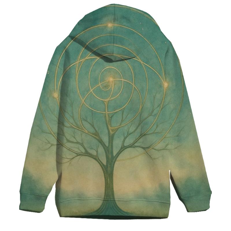 Luminous Tree Of Life premium hoodies