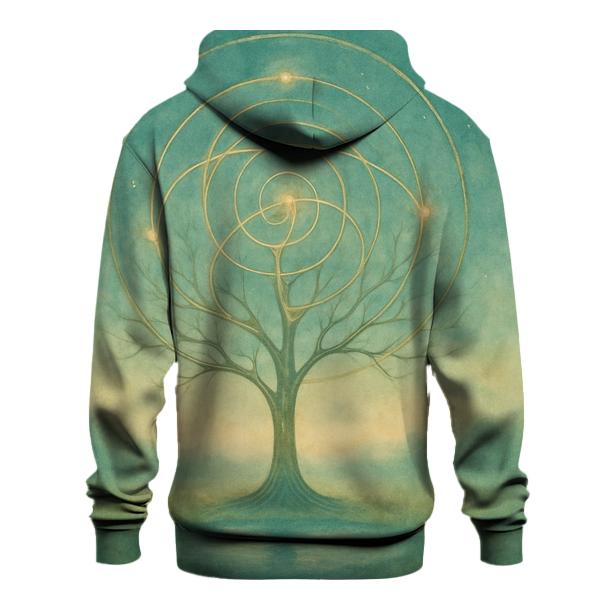 Luminous Tree Of Life printed hoodies