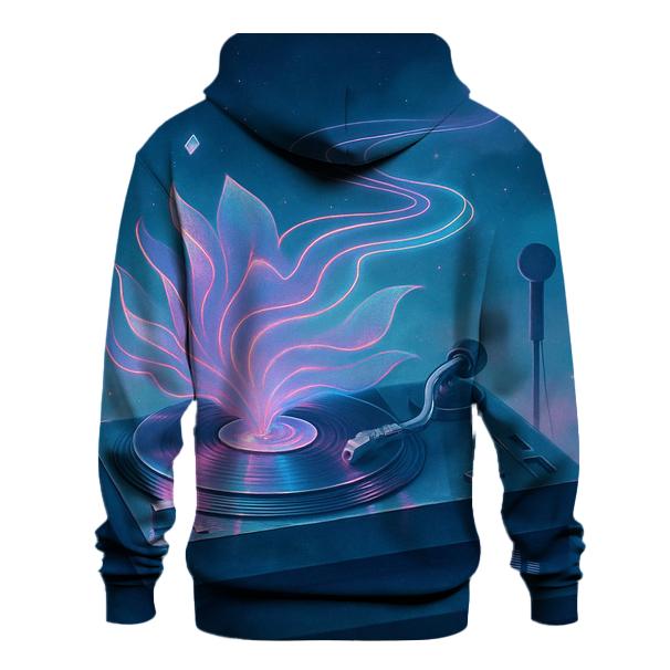 Holographic Turntable Bloom hoodie trends