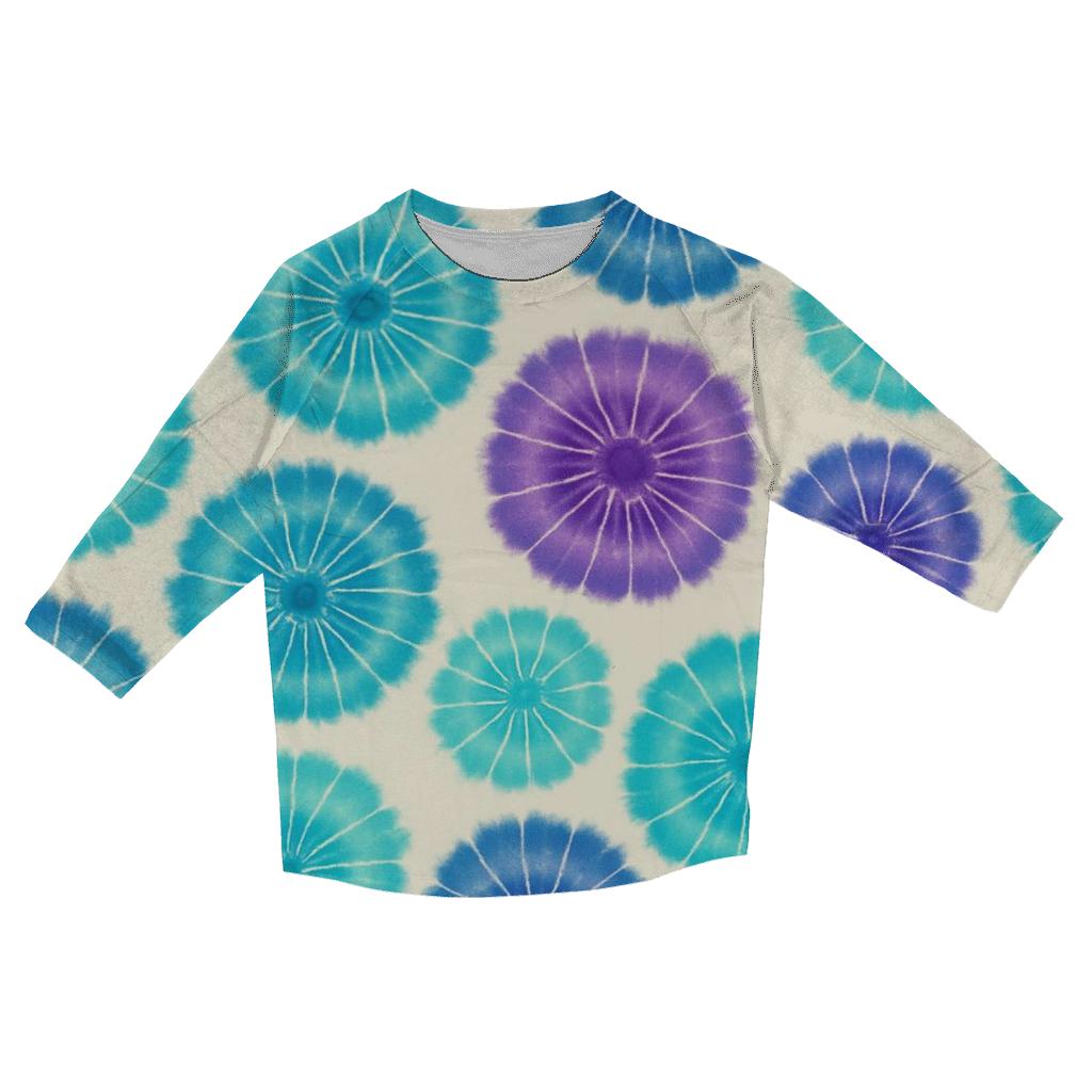 Cosmic Kumo Cluster printed three quarter sleeve shirts