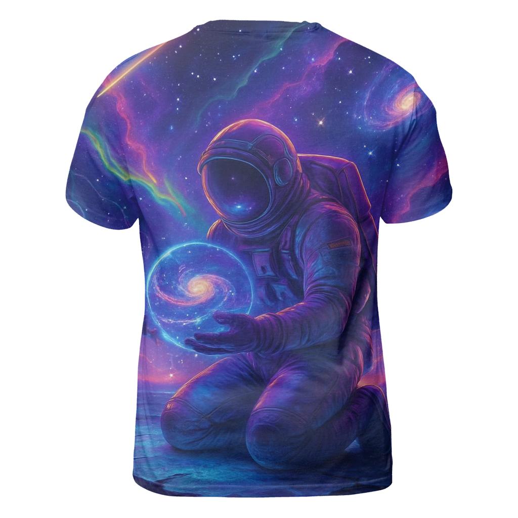 Nebula Voyager artistic all-over print tops