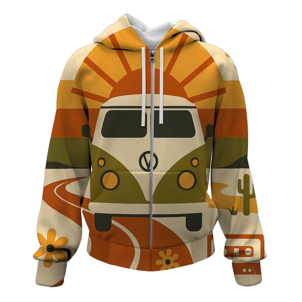 Sunburst Roadtrip pullover hoodies