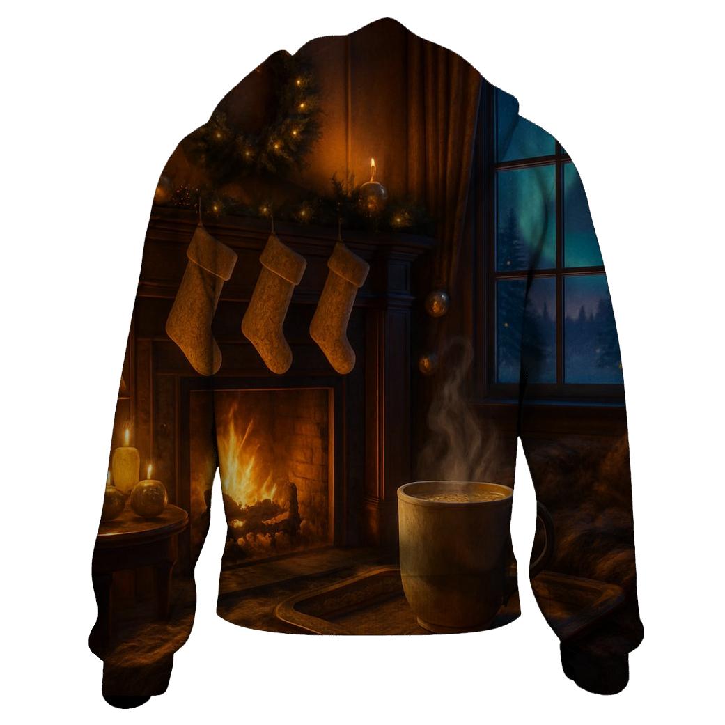 Midwinter Hearth Under Starlight heavyweight hoodies