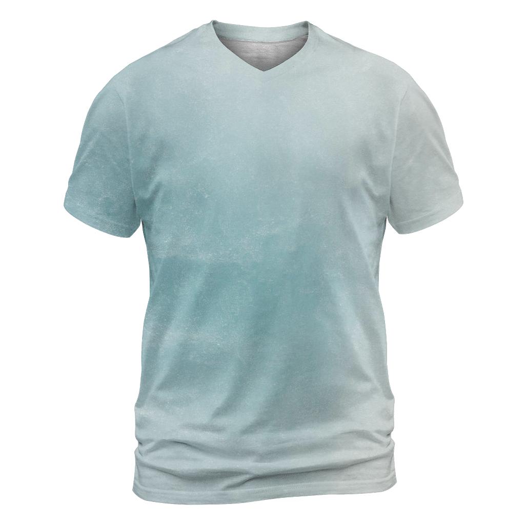 Glacier Veil creative print fashion shirts