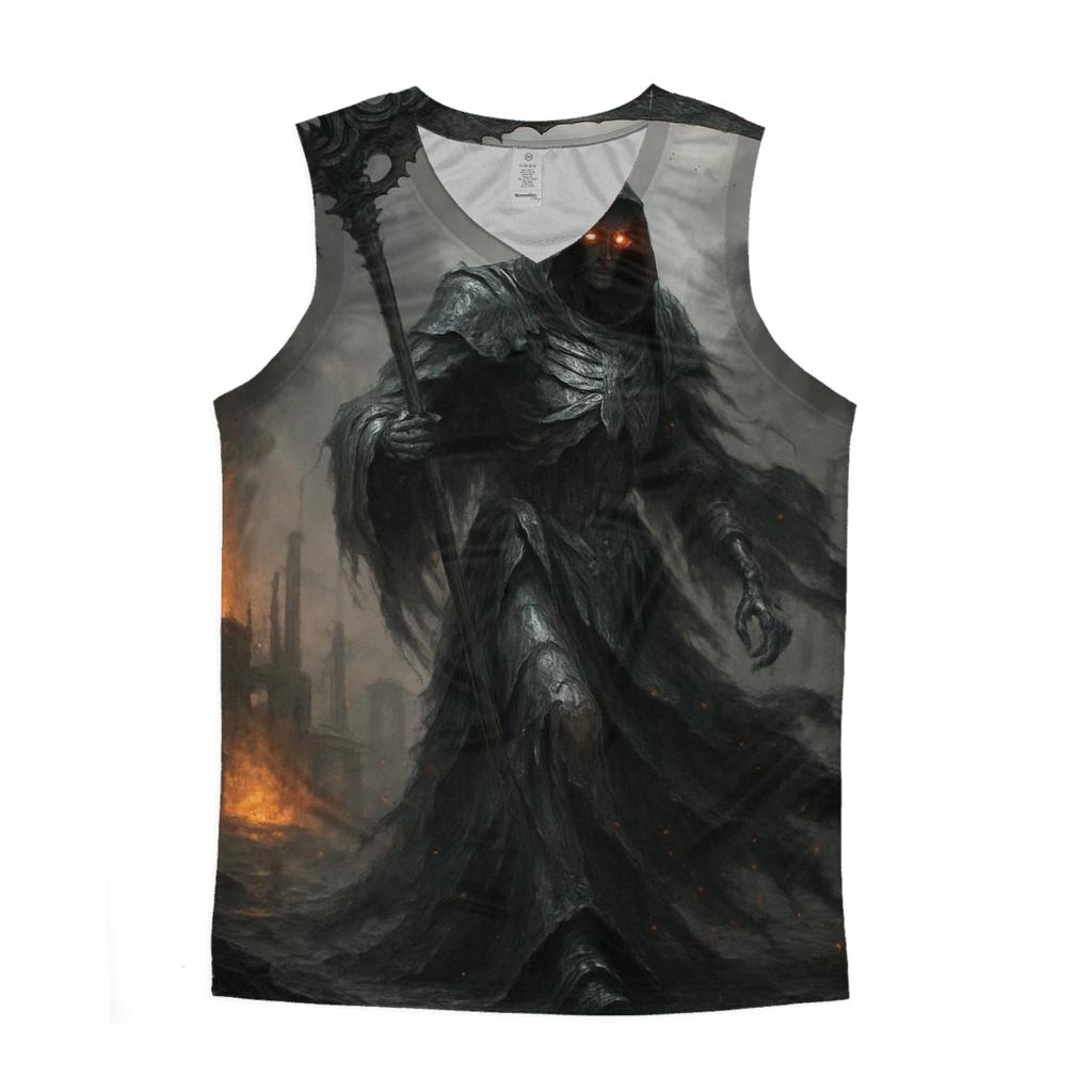 Ashen Reaper Of The Iron Wastes stylish racerback tanks