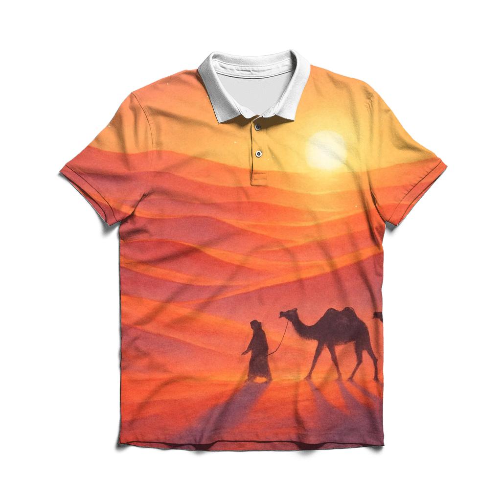 Coral Dune Horizon stylish collar polo tees