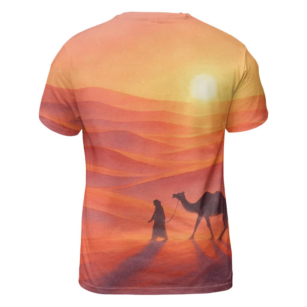Coral Dune Horizon statement graphic shirts