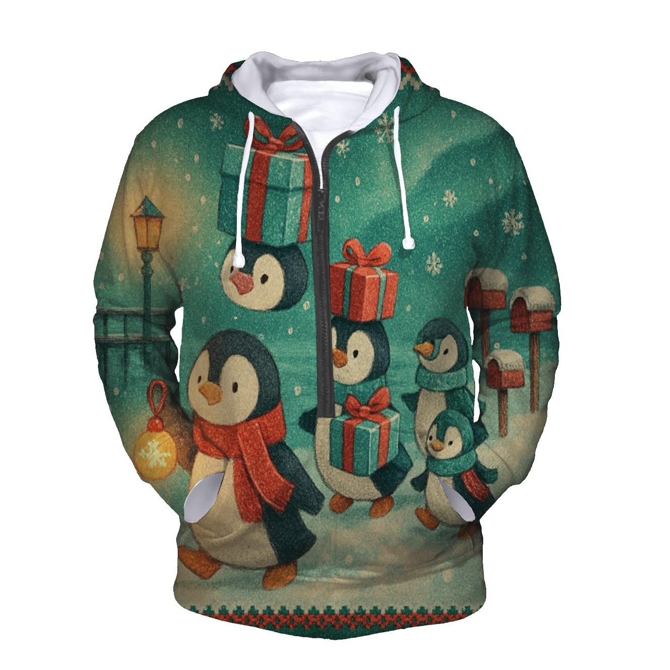 Penguin Post Office Parade custom hoodies