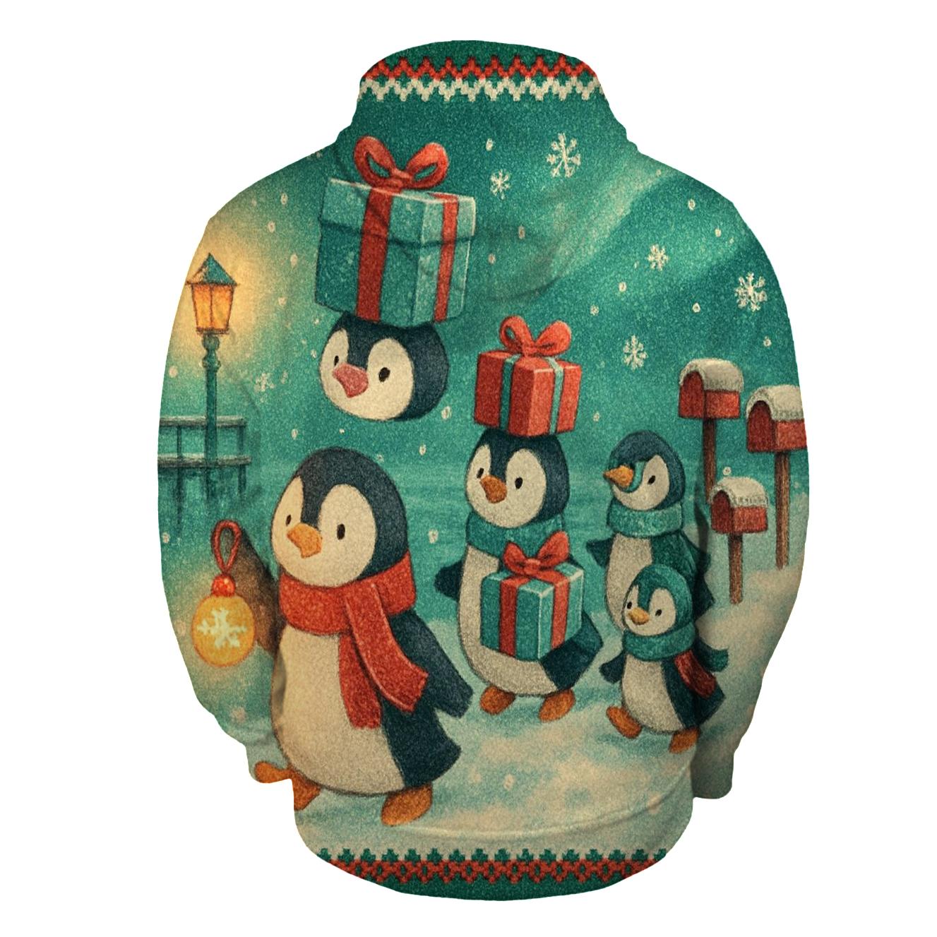 Penguin Post Office Parade custom hoodies