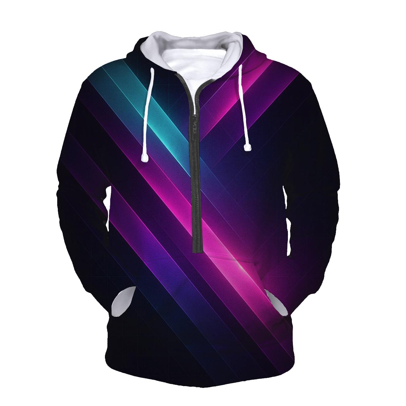 Neon Circuit Sweep hoodie designs