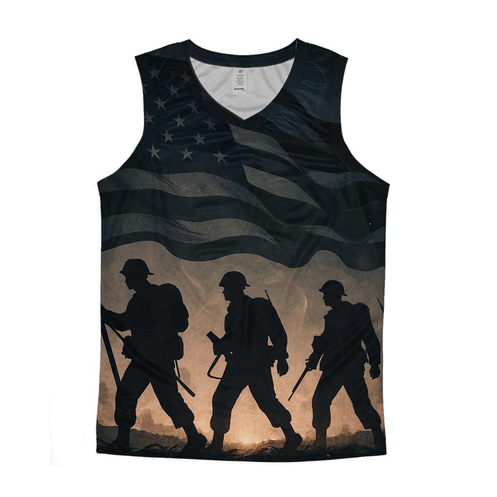 Flagwave Silhouette March designer workout tanks