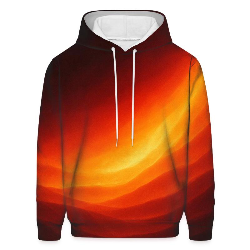 Molten Cascade printed hoodies