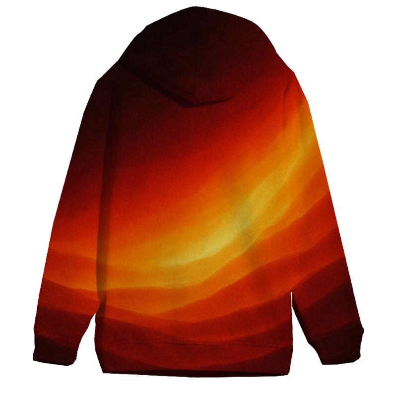 Molten Cascade printed hoodies