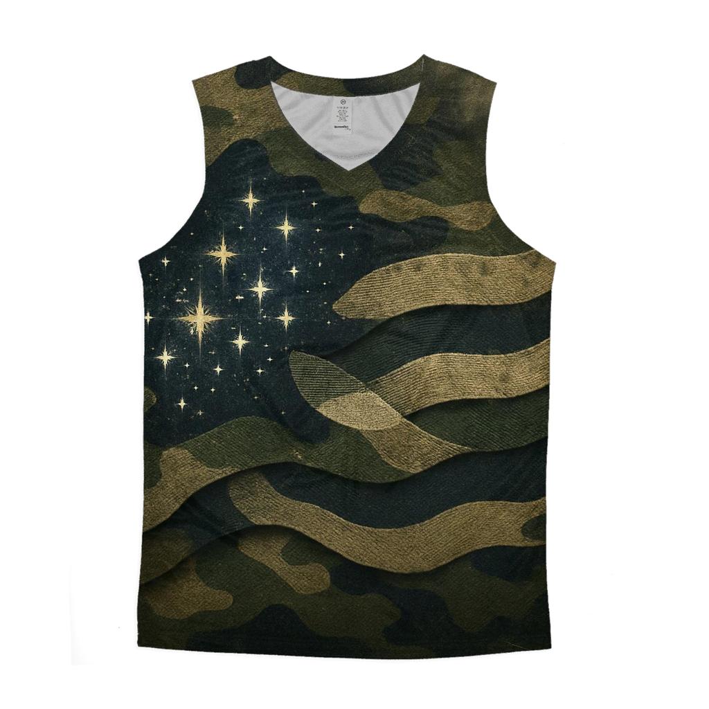 Camouflage Star Forge stylish racerback tanks