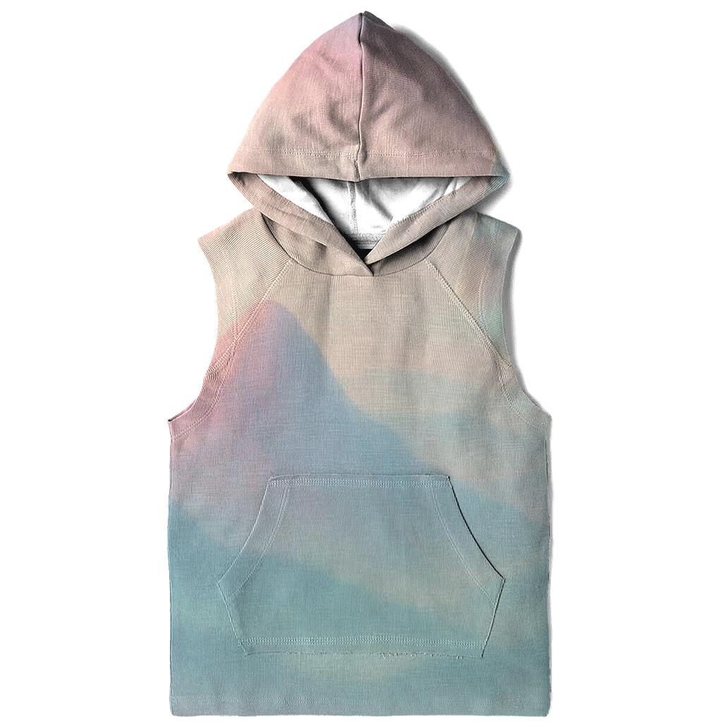 Pastel Mist Mountains designer hoodies