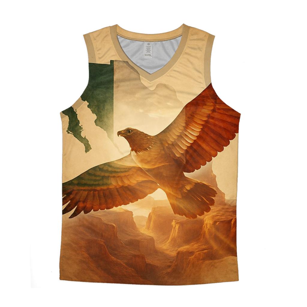 Eagle Of The Rising Desert casual summer tank tops