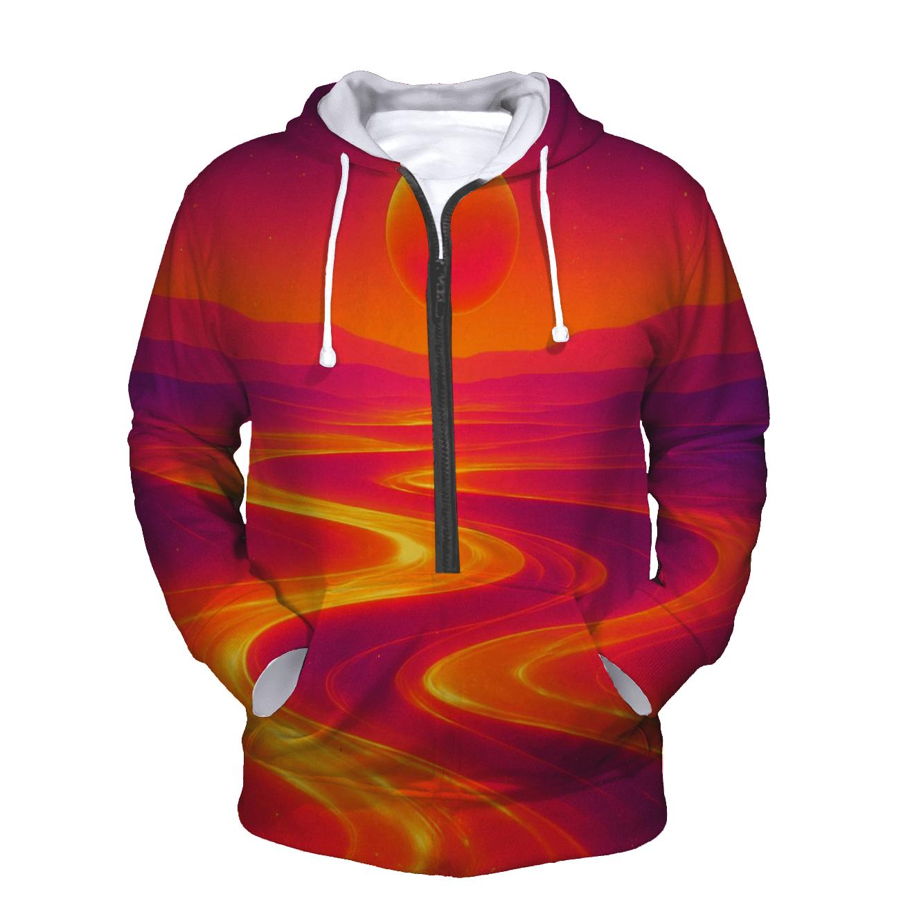 Solar Drift Gradient hoodie trends