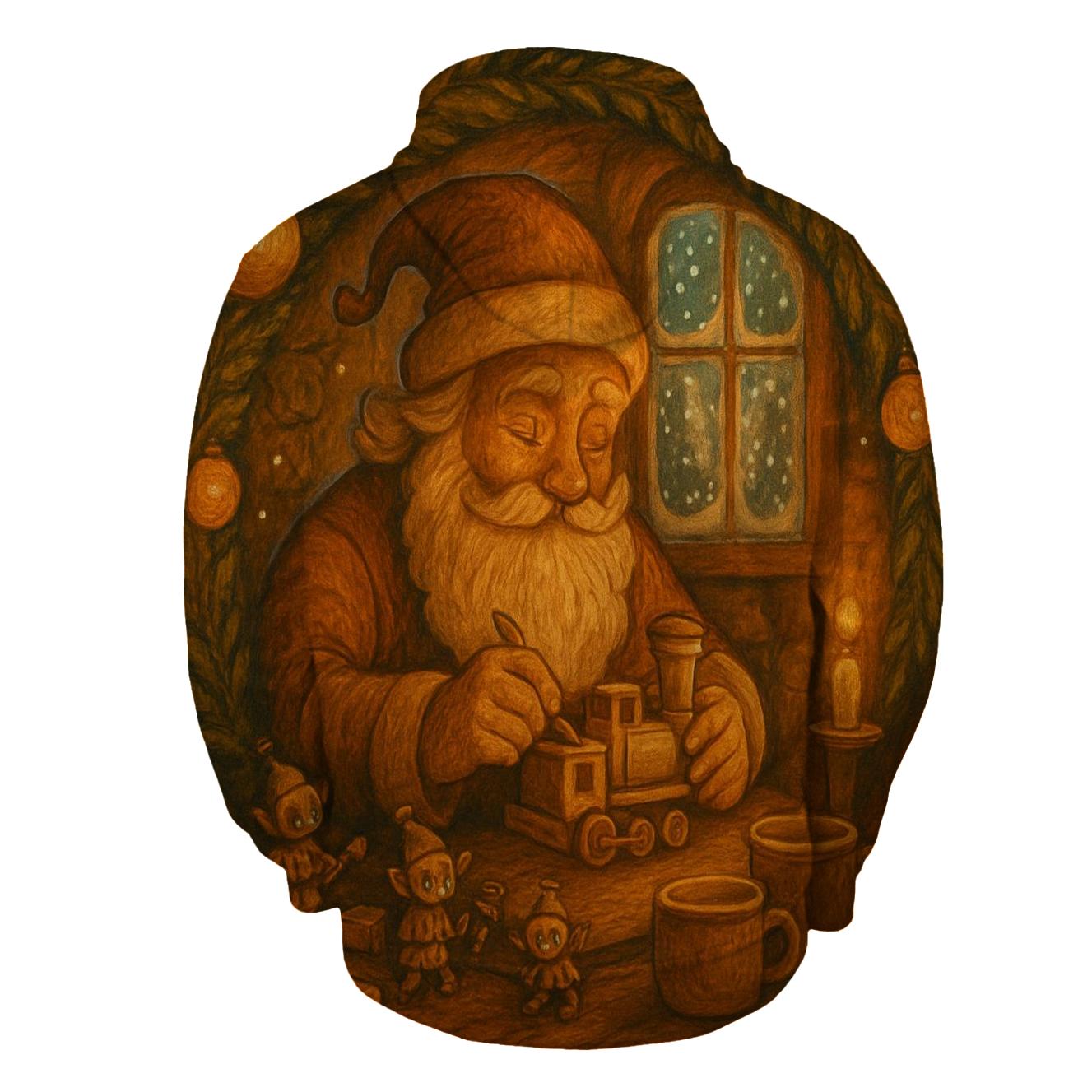 Woodland Workshop Santa hoodies fashion