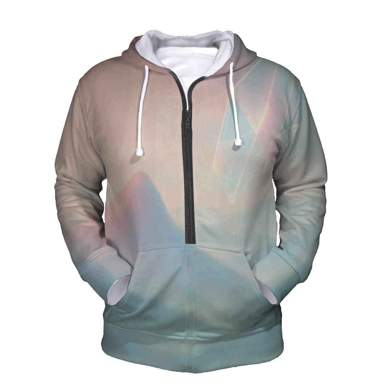 Pastel Mist Mountains hoodies fashion