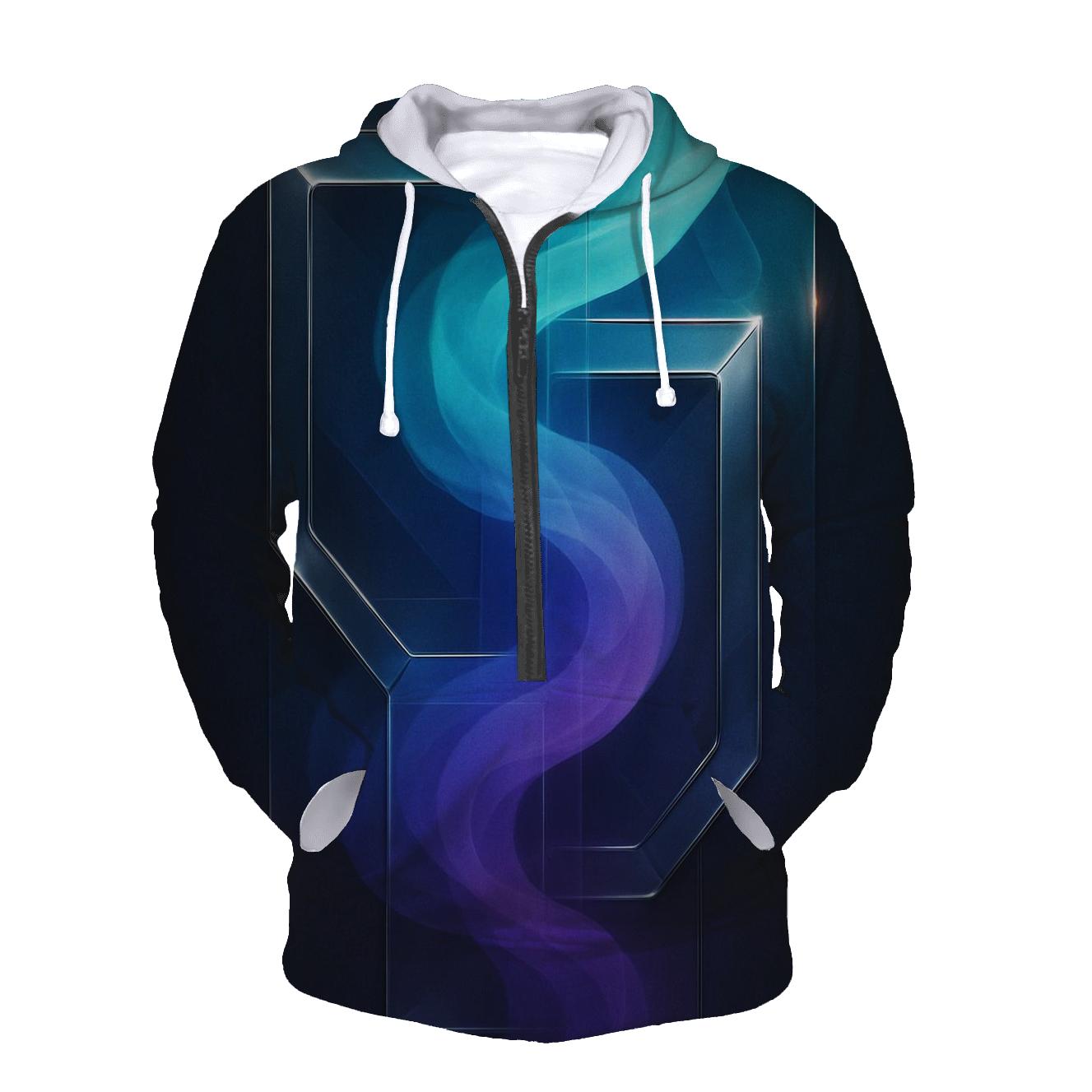 Chromatic Smoke Labyrinth lightweight hoodies