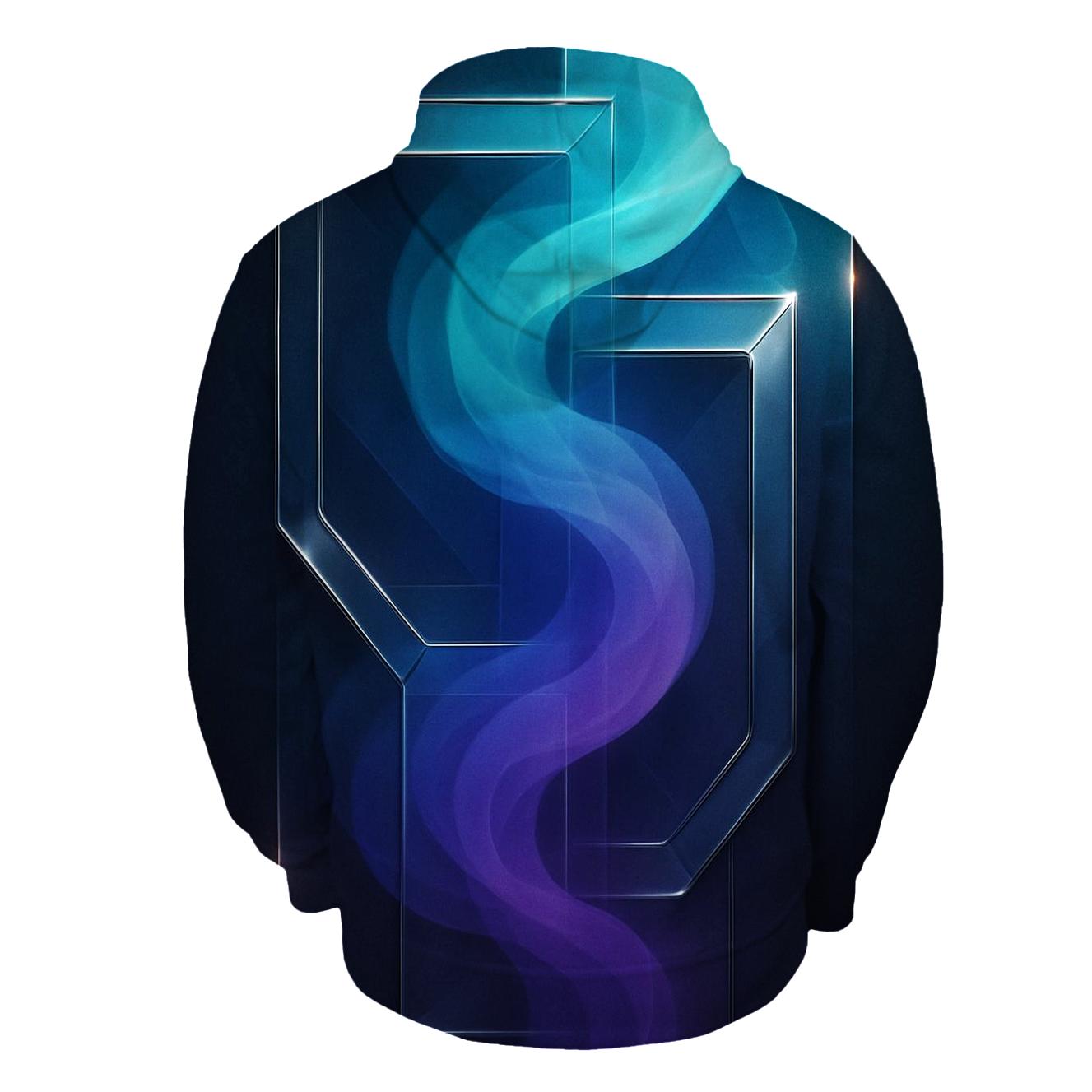 Chromatic Smoke Labyrinth lightweight hoodies