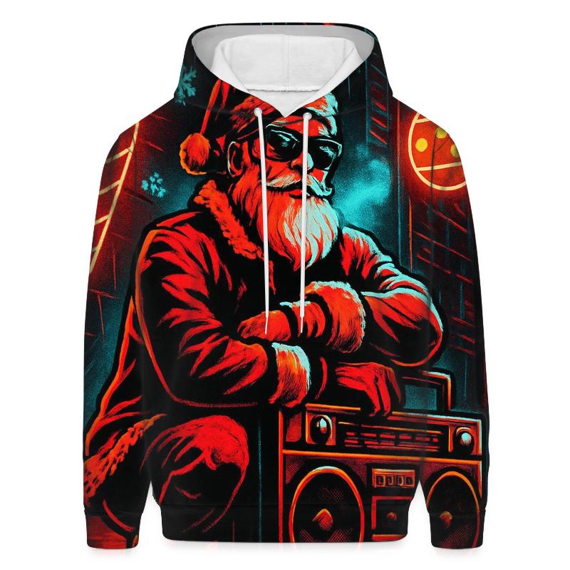 Neon Streetwear Santa hoodie trends