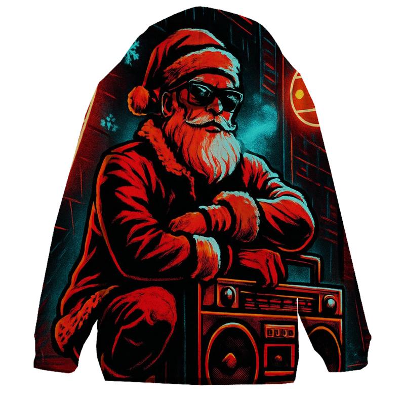 Neon Streetwear Santa hoodie trends