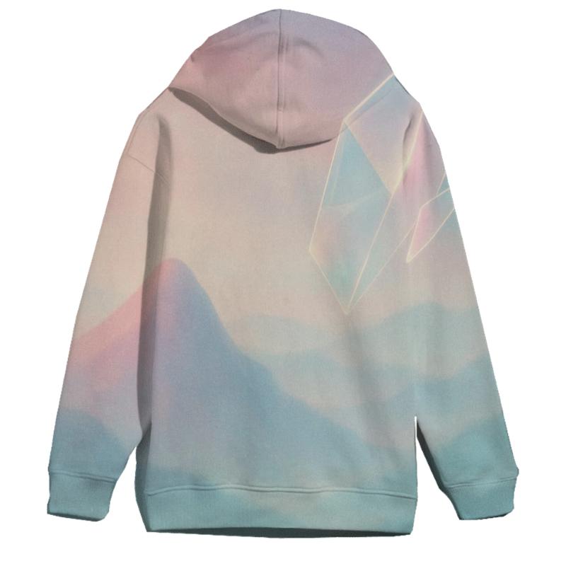 Pastel Mist Mountains hoodie designs